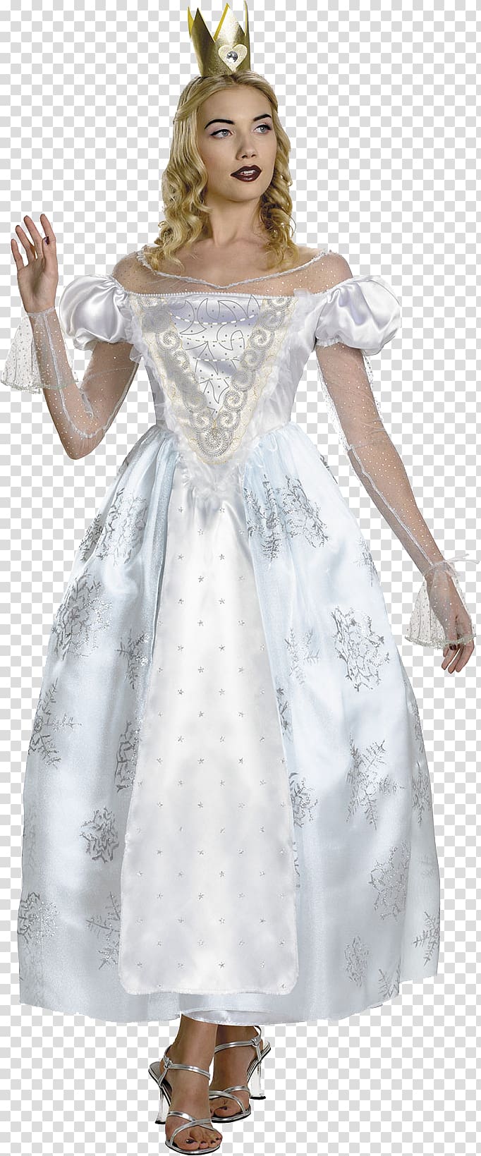 White Queen Alice in Wonderland Red Queen Queen of Hearts Costume, queen transparent background PNG clipart