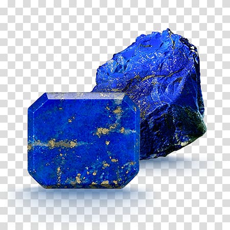 Lapis lazuli Blue Gemstone Mineral Rock, gemstone transparent background PNG clipart