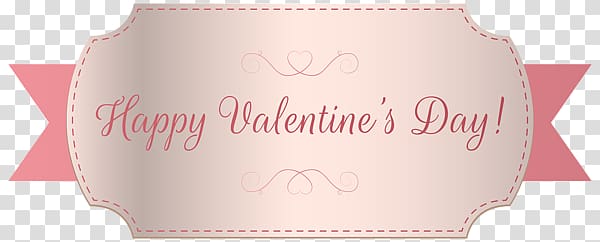 Happy Valentines Day transparent background PNG clipart