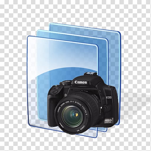 Canon EOS 400D Canon EOS 30D Canon EOS 300D Canon EOS 5D Camera, Camera transparent background PNG clipart