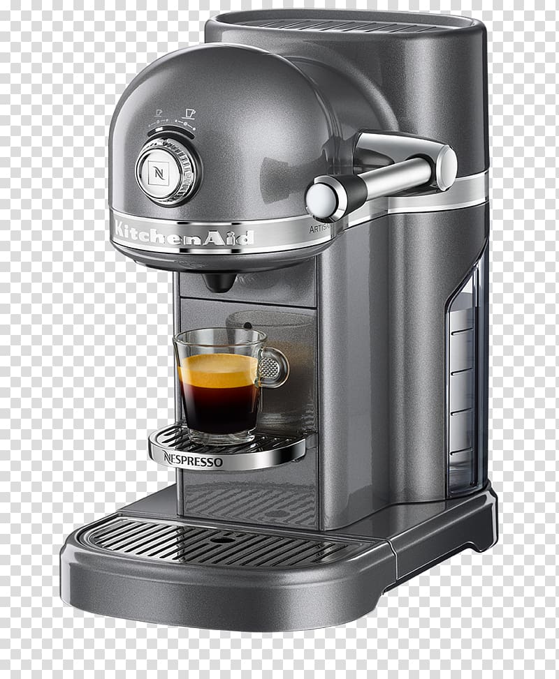 KitchenAid Nespresso Coffeemaker Espresso Machines Home appliance, coffee machine transparent background PNG clipart