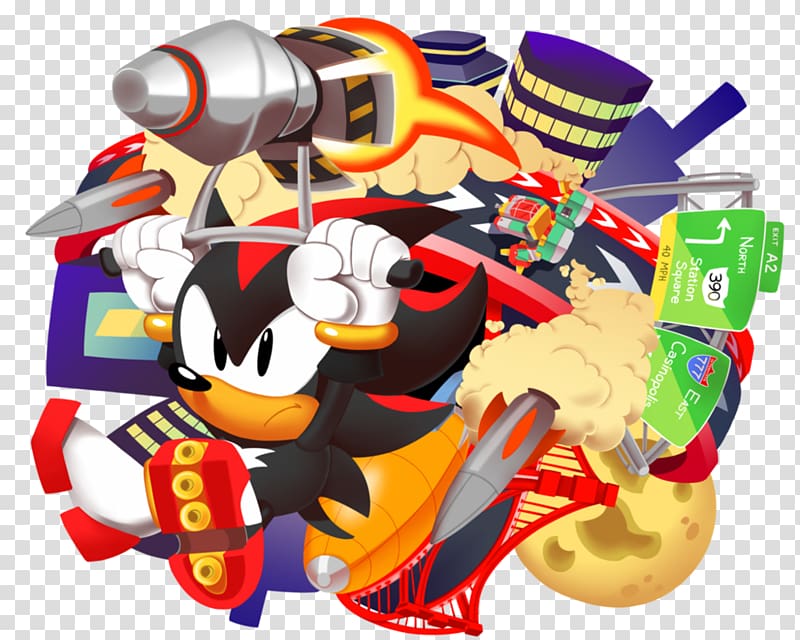 Shadow the Hedgehog Radical Highway Rouge the Bat Sonic Adventure 2, long lost highway transparent background PNG clipart
