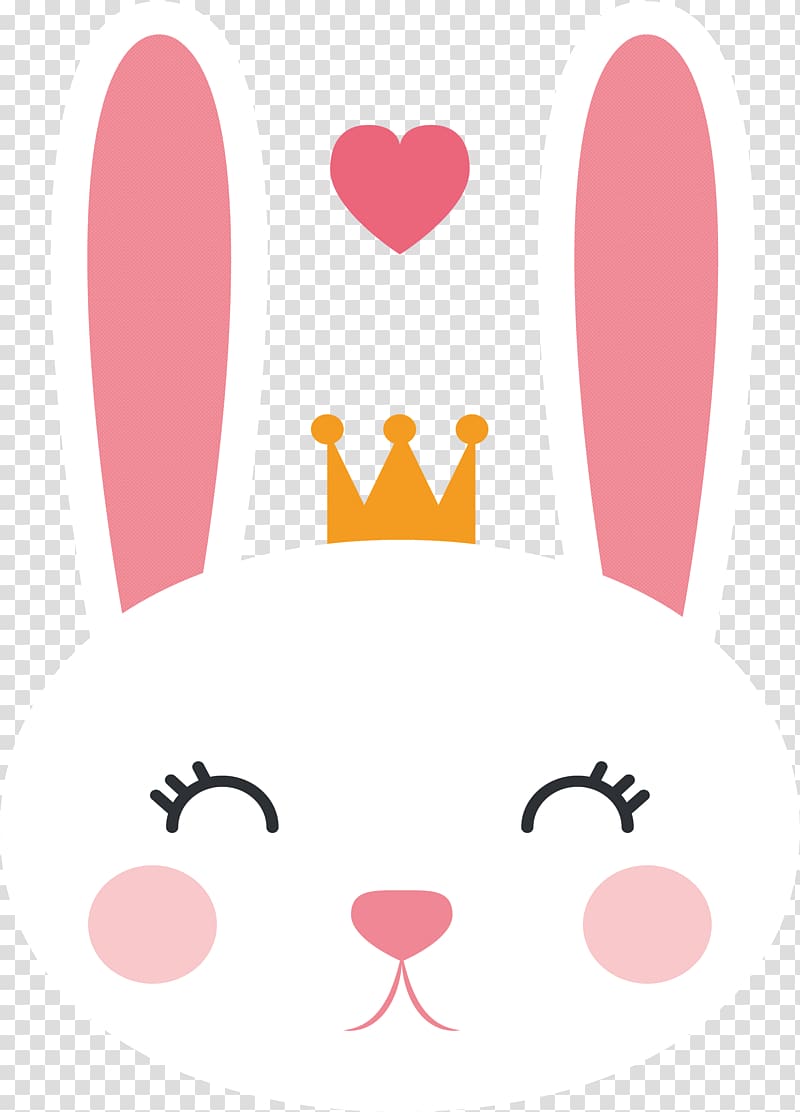 Easter Bunny Rabbit , Love bubbles Bunny transparent background PNG clipart