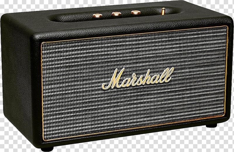 Marshall Stanmore Loudspeaker Wireless speaker Audio Guitar amplifier, bluetooth transparent background PNG clipart