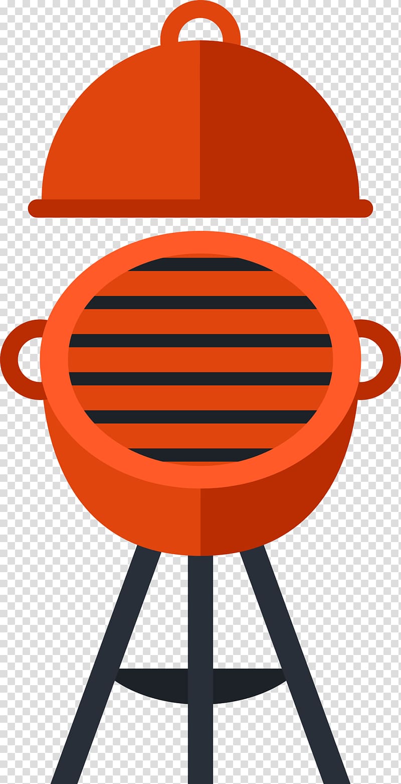Barbecue grill , Red grill transparent background PNG clipart