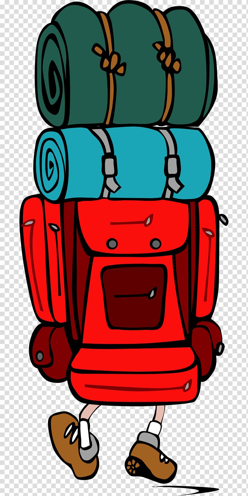 Backpacking Hiking , luggage transparent background PNG clipart