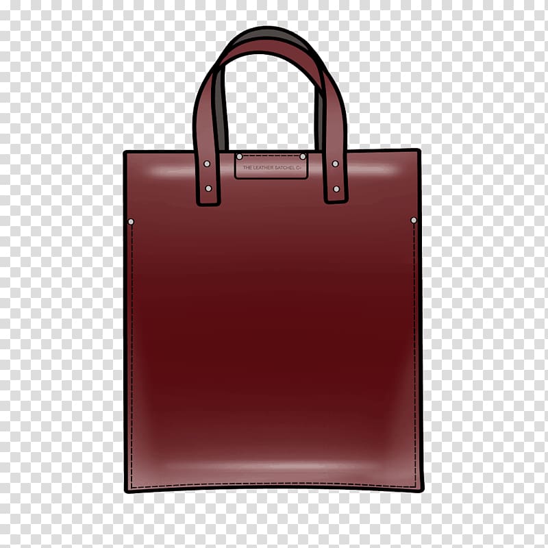 Tote bag Briefcase Laptop Paper Leather, oxblood red transparent background PNG clipart