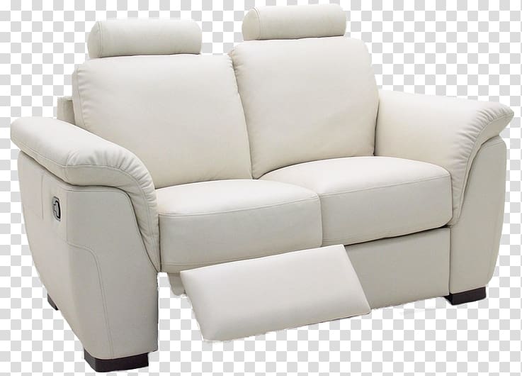 Recliner Lift chair Couch Furniture, white sofa transparent background PNG clipart