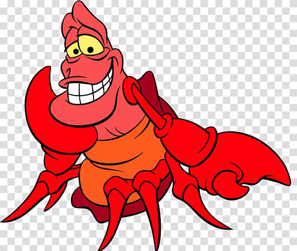 how to draw sebastian the crab