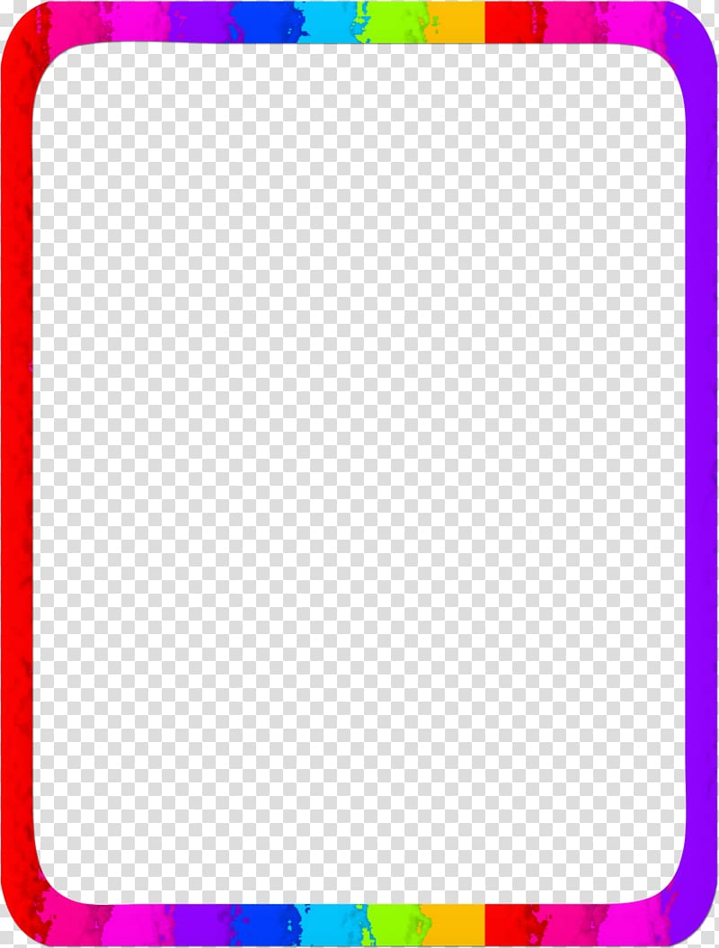 Area Purple Pattern, Rainbow Border transparent background PNG clipart