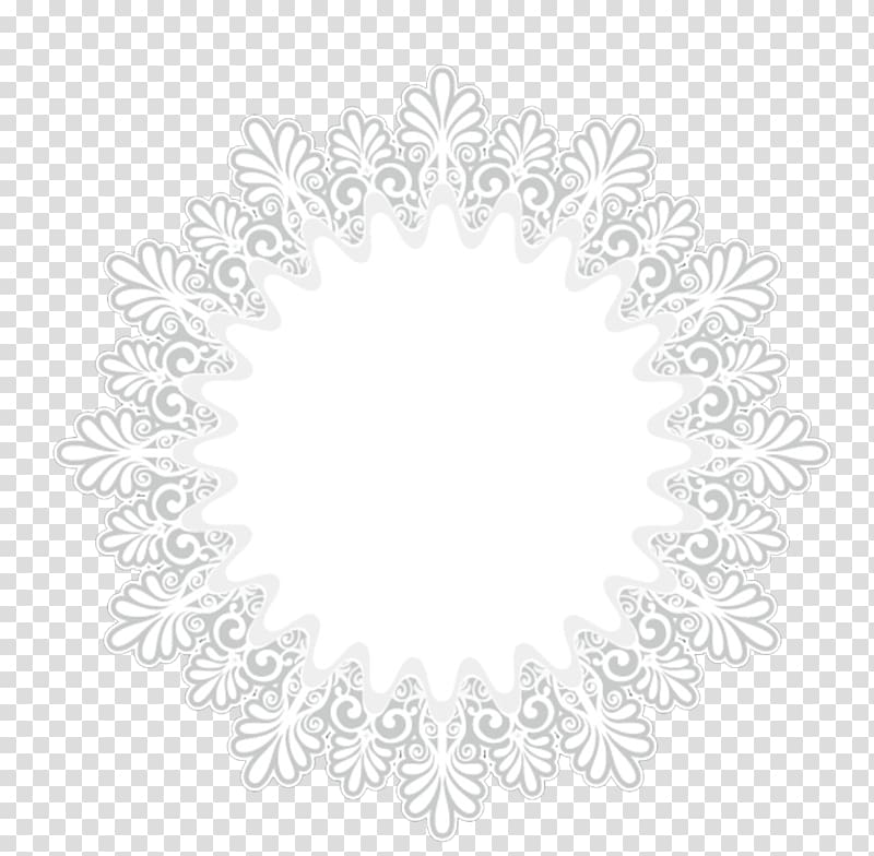 Flower , White snowflake pattern transparent background PNG clipart