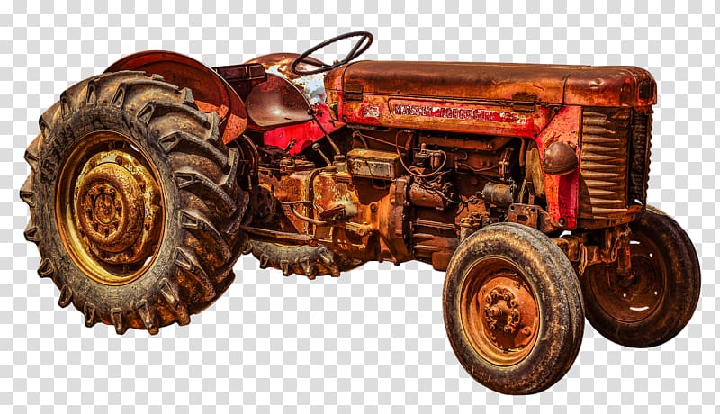 Tractor Agriculture Agricultural machinery Massey Ferguson Heavy Machinery, tractor transparent background PNG clipart