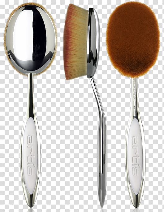 Makeup brush Artis Elite Mirror Oval 10 Brush Cosmetics Bristle, face skin care transparent background PNG clipart