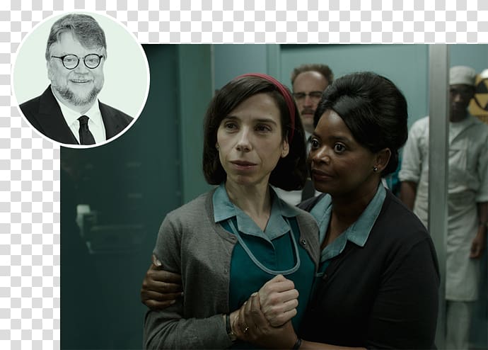 Octavia Spencer Sally Hawkins The Shape of Water 90th Academy Awards Hollywood, Christopher Nolan transparent background PNG clipart
