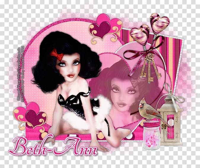 Love Doll Valentine's Day Pink M, doll transparent background PNG clipart