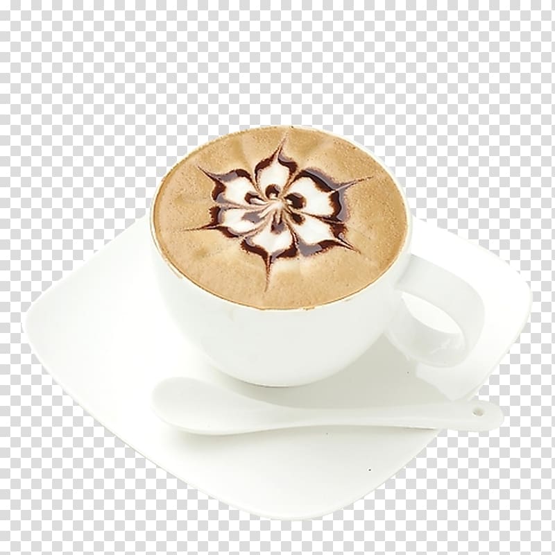 coffee latte, Latte Cappuccino Coffee Espresso Ristretto, Latte transparent background PNG clipart