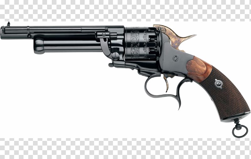 LeMat Revolver Percussion cap Colt 1851 Navy Revolver Firearm, weapon transparent background PNG clipart