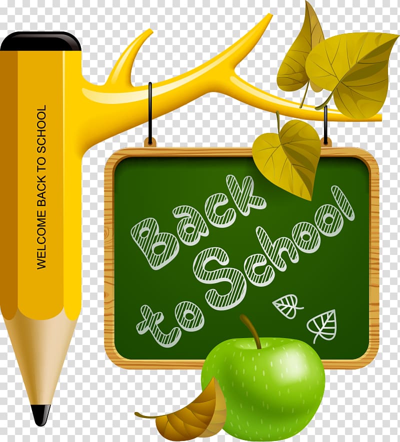 Colored pencil, creative pencil and blackboard transparent background PNG clipart