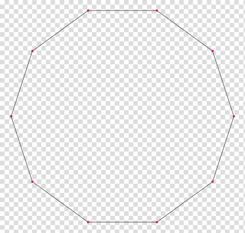 Decagon Equilateral polygon Regular polygon Angle, polygons transparent background PNG clipart