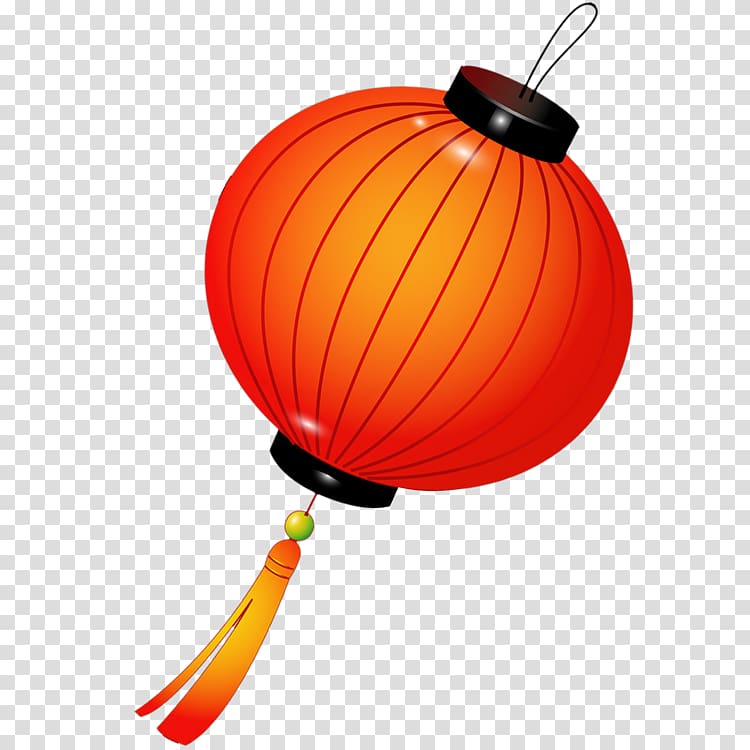 Paper lantern China Chinese New Year, China transparent background PNG clipart