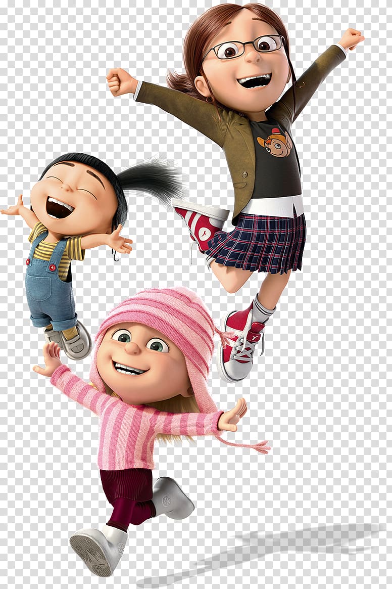 Despicable Me Margo Agnes Edith Drawing, despicable me transparent background PNG clipart