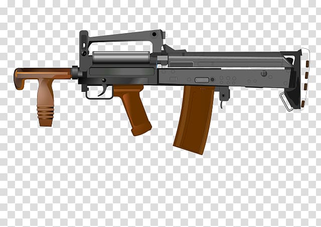OTs-14 Groza Bullpup 9×39mm 7.62×39mm Carbine, assault rifle transparent background PNG clipart