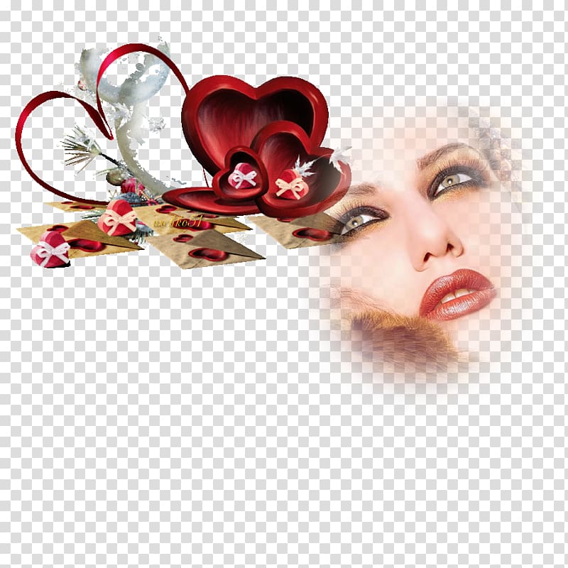 Love Heart Valentine's Day , Qw transparent background PNG clipart