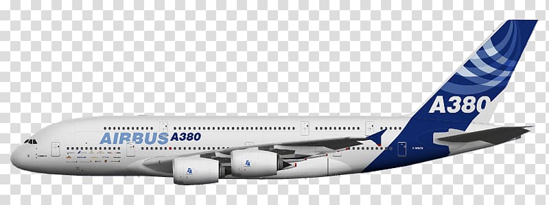 of white and blue Airbus A380 plane, Airbus A380 Flying transparent background PNG clipart