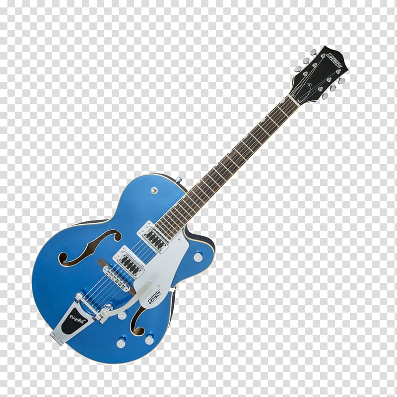 Gretsch Semi-acoustic guitar Bigsby vibrato tailpiece Archtop guitar, Bass Guitar transparent background PNG clipart