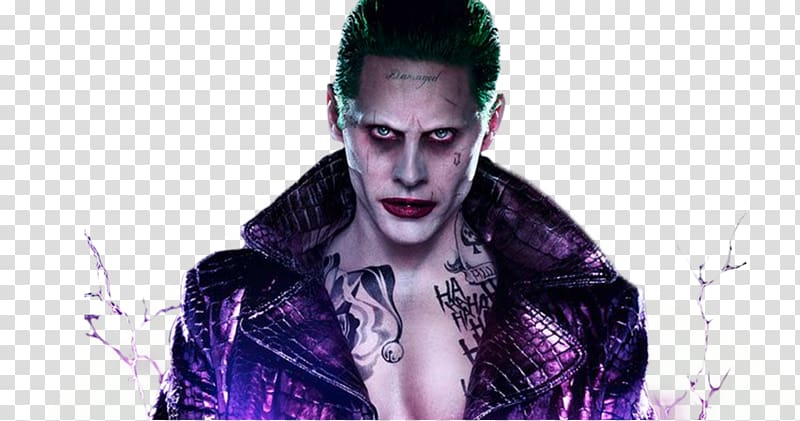 Jared Leto Joker Suicide Squad Harley Quinn Deadshot, DC Extended Universe transparent background PNG clipart
