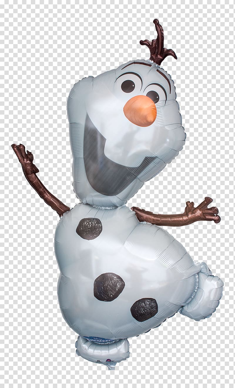 Olaf Anna Balloon Snowman Birthday, olaf transparent background PNG clipart