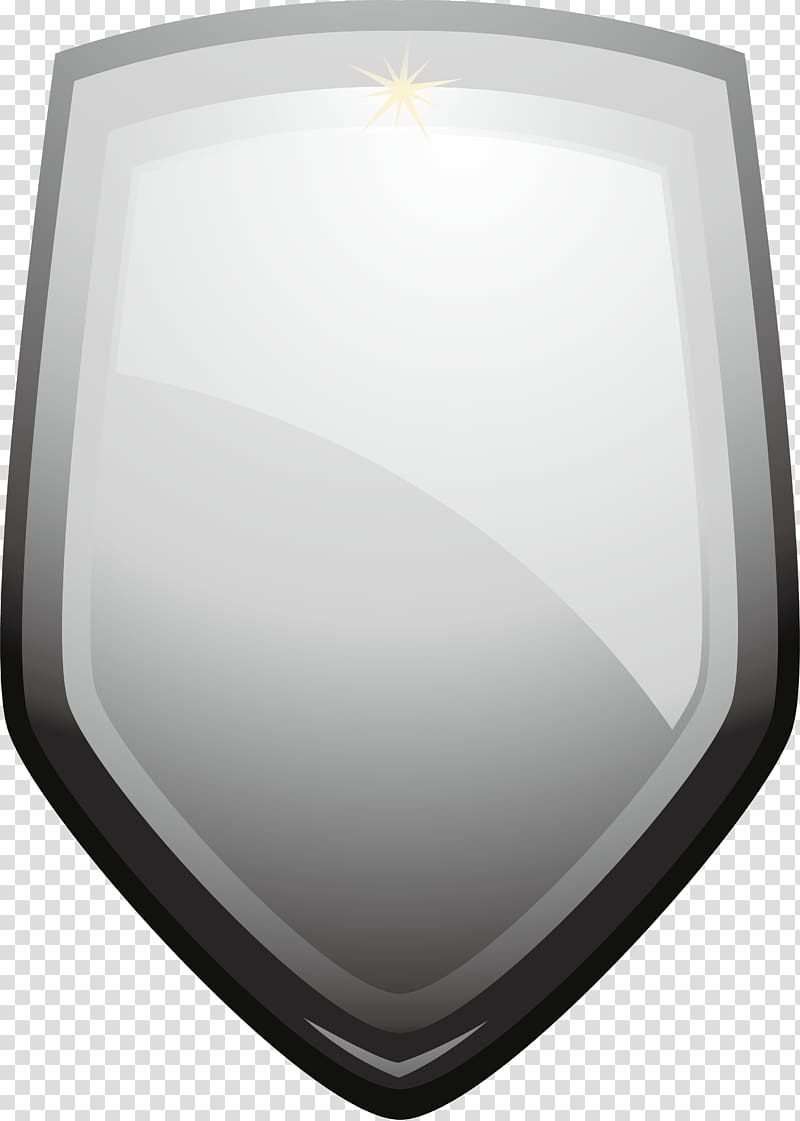 Silver Logo Icon, Silver Shield transparent background PNG clipart