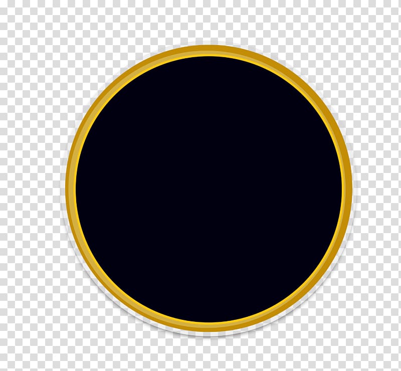 round yellow and black , User Video House, Black Simple Border Edge Texture transparent background PNG clipart