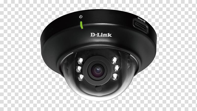 HD Dome Network Camera DCS-6004L IP camera D-Link Closed-circuit television, IP camera transparent background PNG clipart