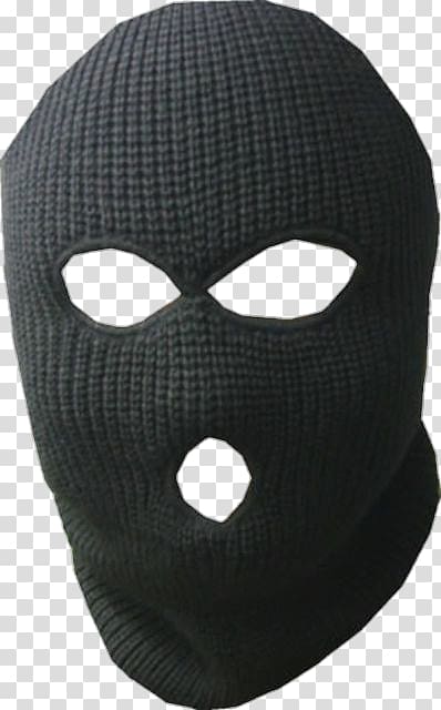 black balaclava, Balaclava Mask Skiing Robbery Hood, mask transparent background PNG clipart