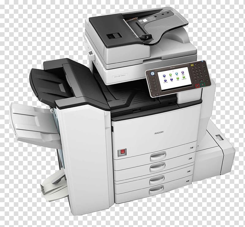 Ricoh Multi-function printer copier Copying, printer transparent background PNG clipart