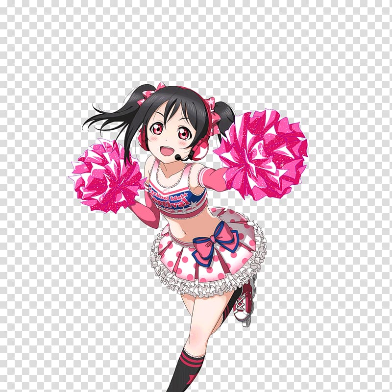 Love Live! School Idol Festival Nico Yazawa Anime Japanese idol Nozomi Tojo, cheer leader transparent background PNG clipart