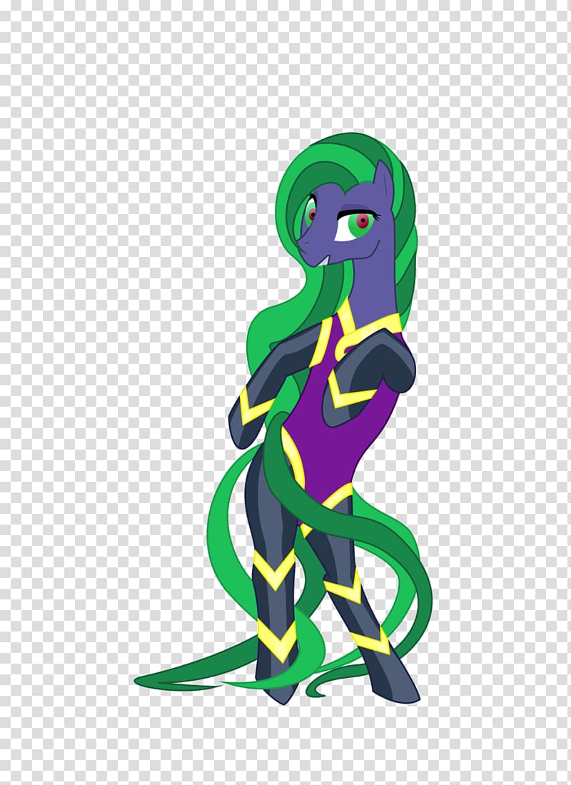Mane-iac Art Reptile My Little Pony: Equestria Girls, colored mane transparent background PNG clipart
