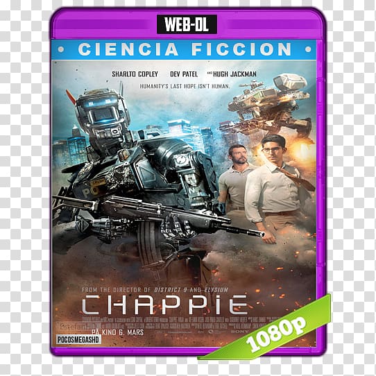Blu-ray disc Film Chappie 720p Subtitle, chappie transparent background PNG clipart