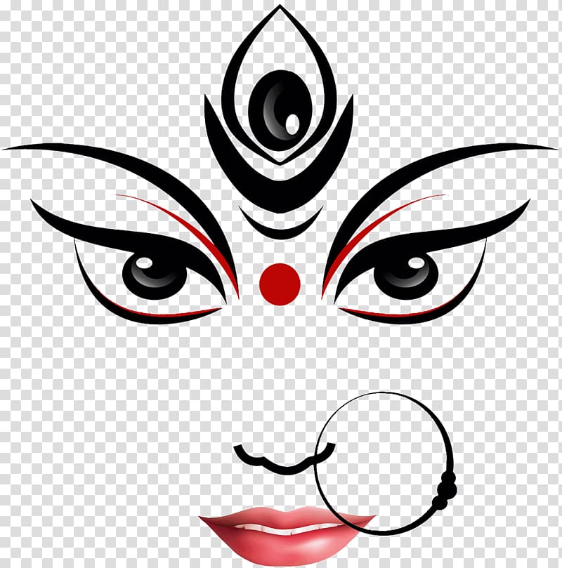 Durga Puja Ganesha Kali Drawing, ganesha transparent background PNG clipart