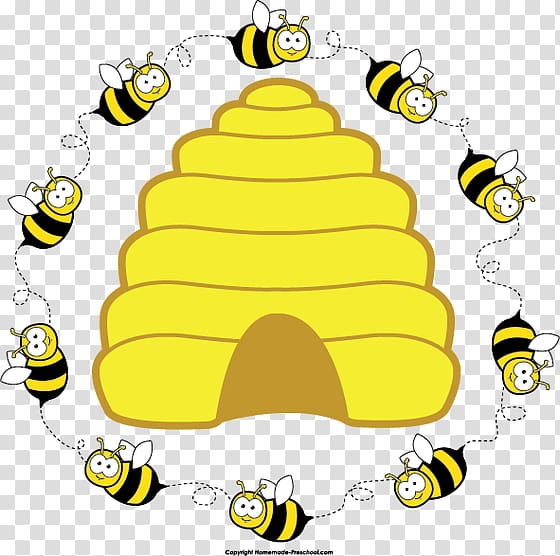 Beehive Honey bee , hive transparent background PNG clipart