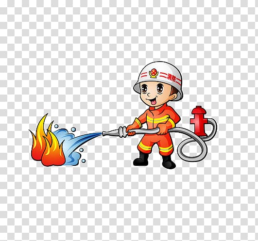 fire fighters transparent background PNG clipart