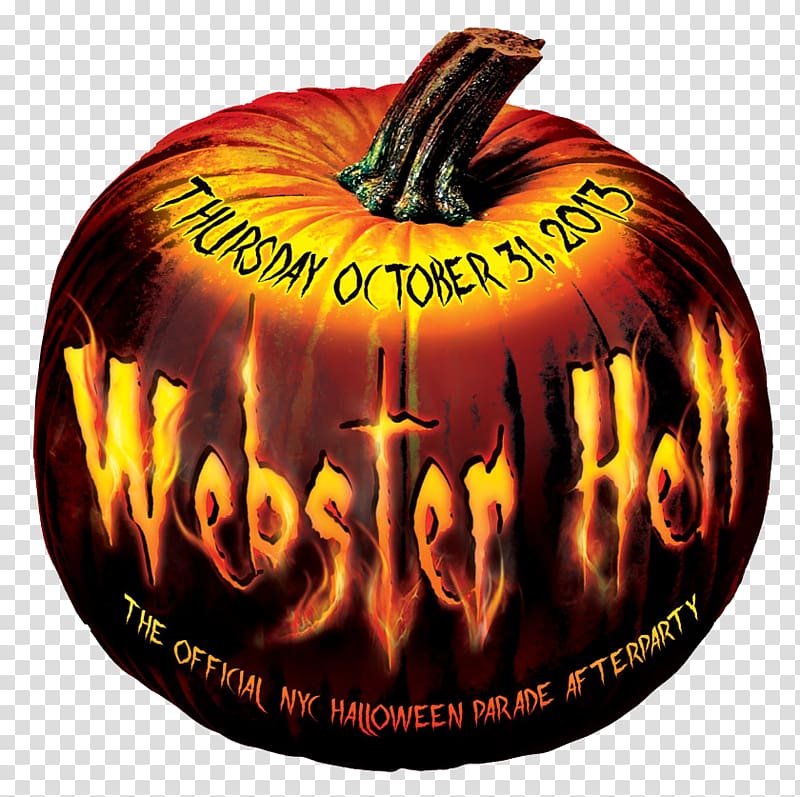 The Studio at Webster Hall Jack-o'-lantern Calabaza Intlx Productions, debauchery transparent background PNG clipart