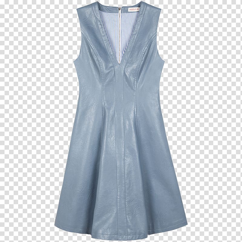 Dress Skirt Sleeveless shirt Clothing, Powder Blue Dress transparent background PNG clipart