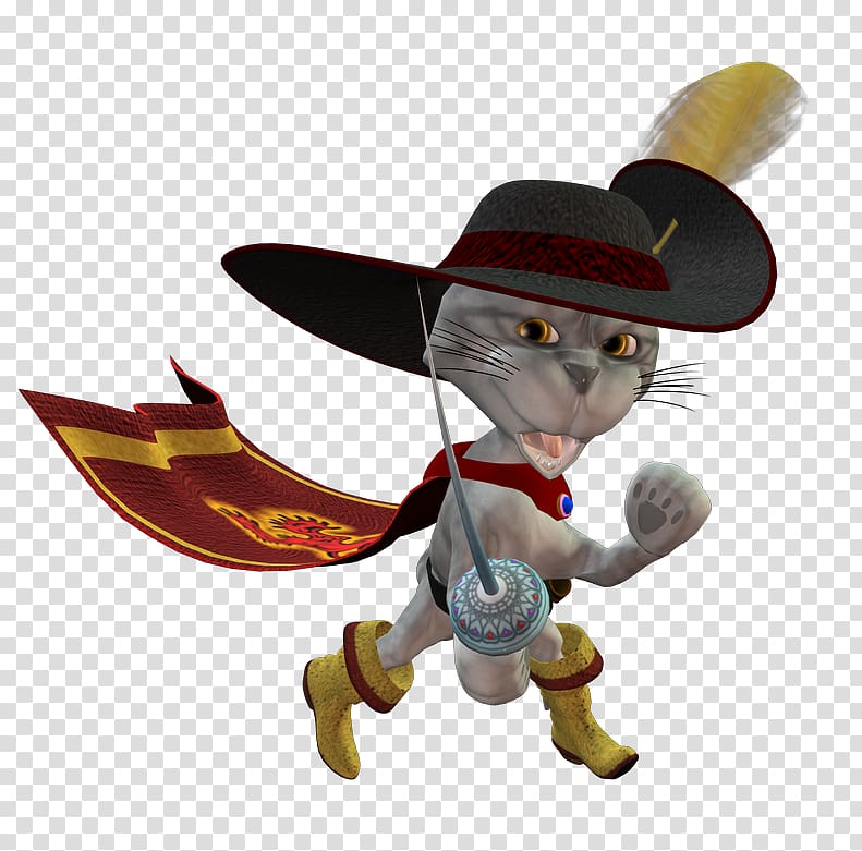 Figurine, Puss \'n Boots Travels Around The World transparent background PNG clipart