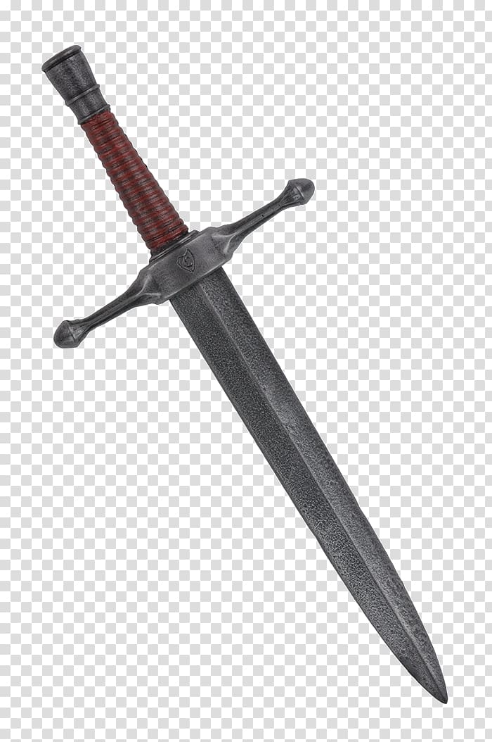 Throwing knife LARP dagger Parrying dagger Sword, Sword transparent background PNG clipart
