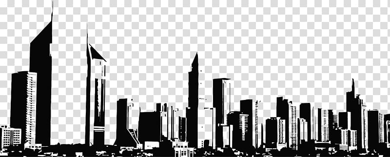 city illustration, Building Skyline Skyscraper Architecture, Building illustration transparent background PNG clipart