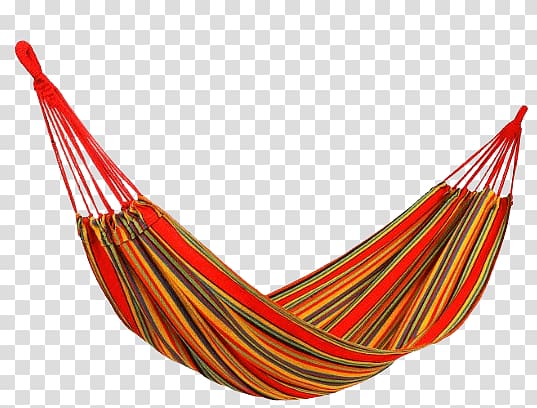 orange, yellow, green, and black striped hammock, Reggae Style Hammock transparent background PNG clipart