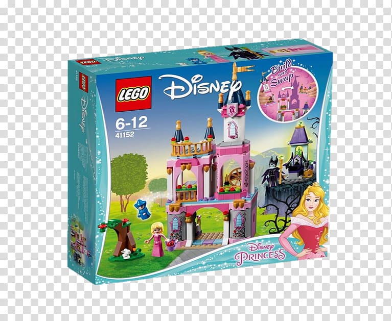 Princess Aurora Ariel Belle Cinderella LEGO, sleeping beauty Castle transparent background PNG clipart