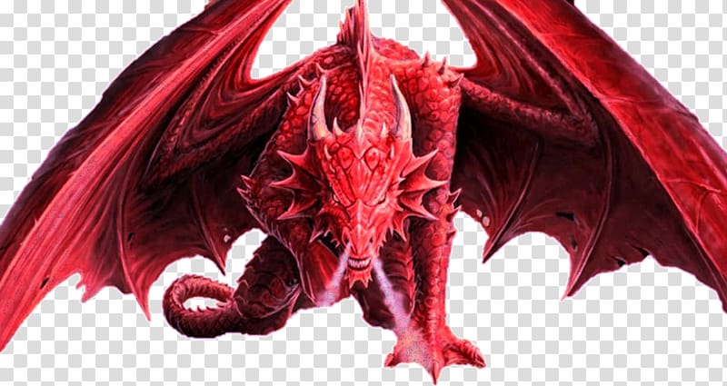 The Great Red Dragon Paintings Smaug Art Others Transparent Background Png Clipart Hiclipart - smaug roblox